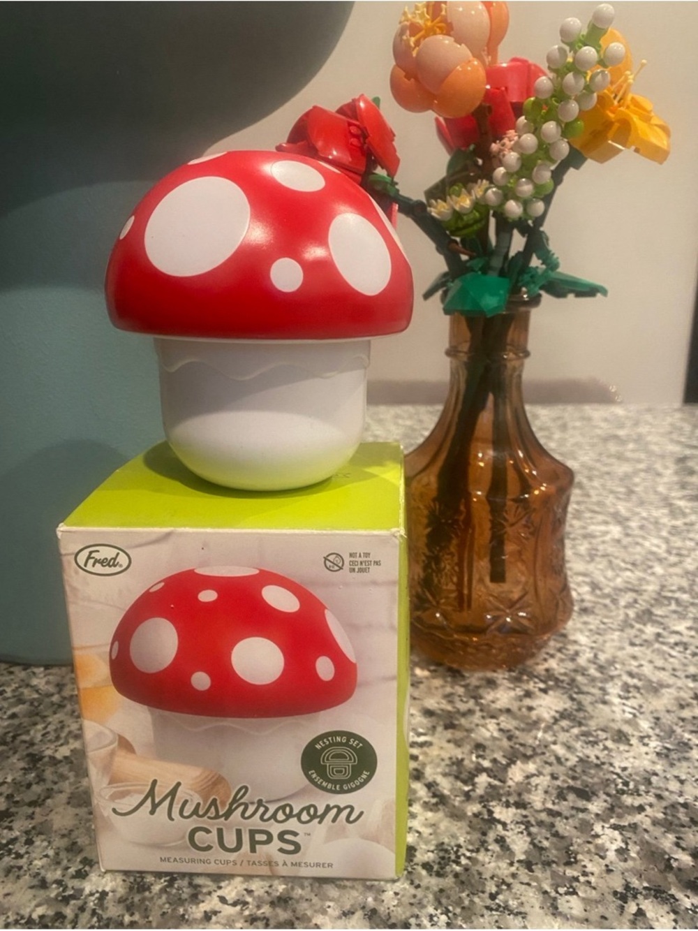 NWBOX Fred Mushroom Measuring Cups
